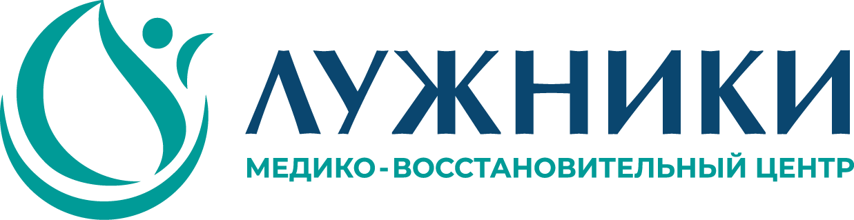 Логотип Лужники, медико-восстановительный центр